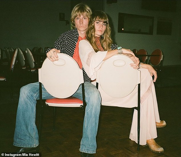 Lleyton reportedly has concerns about the fast and loose lifestyle his eldest daughter Mia, 19, (right) leads with her rock'n'roll boyfriend, Vanda Erich (left)