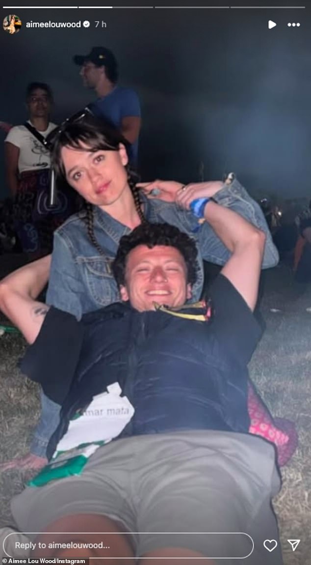 The filming snaps came just days after Aimee shared a fun picture from Glastonbury after spending the weekend at the festival with her new boyfriend Adam Long
