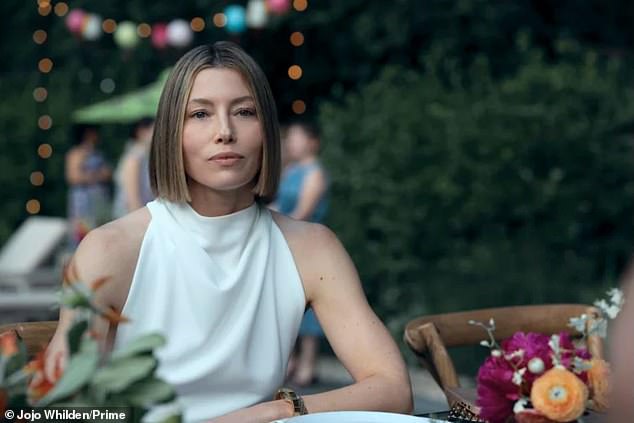 The 43-year-old Emmy nominee was responding to a fan who complimented how toned and taut her body looked while wearing the $1,190 white Proenza Schouler 'Selena Twist Back Crepe' dress in her new Prime Video series, The Better Sister