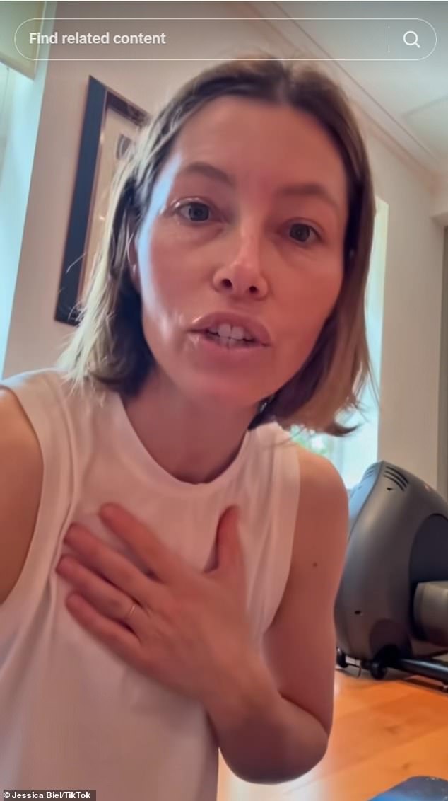 Biel confessed: 'That peak shape in the show is not maintainable unless you are living the strictest, most rigid lifestyle with your nutrition and fitness, which I cannot do. I'm currently back on my plan to get a little bit back towards that shape'