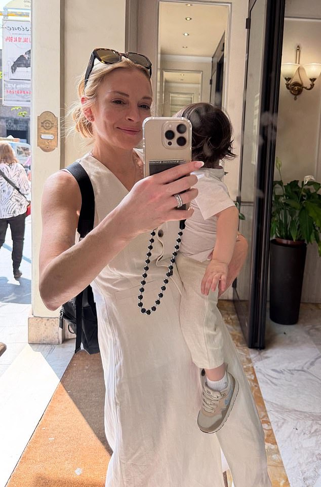 Lohan wrote on Instagram that she is 'grateful' as she marked the special milestone
