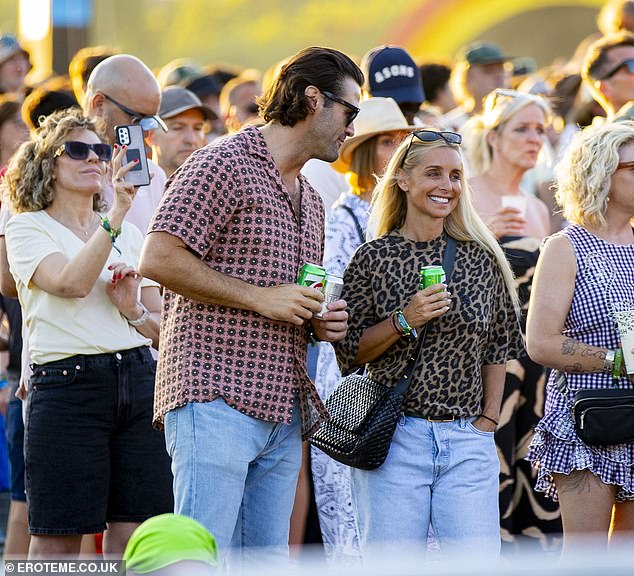 The couple, who were first linked back in 2023, appeared in jovial form as they avidly chatted away