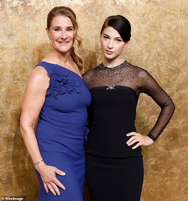 Melinda and Phoebe at the Clooney Foundation for Justice's 2023 Albie Awards in New York