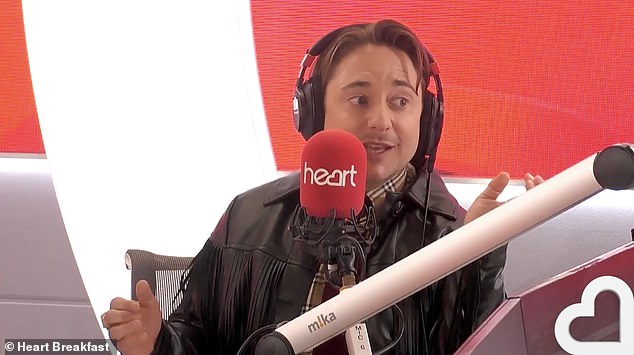 The former EastEnders actor was joined in the studio by his co-star in Mr. Bigstuff, Ryan Sampson, who plays his brother Glen in the show