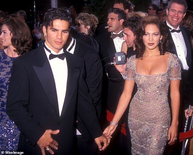 Lopez was first wed to producer Ojani Noa, walking down the aisle in 1997; seen in 1997