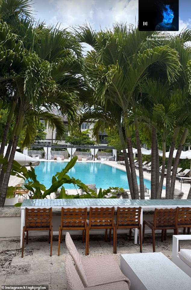 Nick took to his Instagram story this week to share some photos which showed him enjoying some downtime in the Bahamas