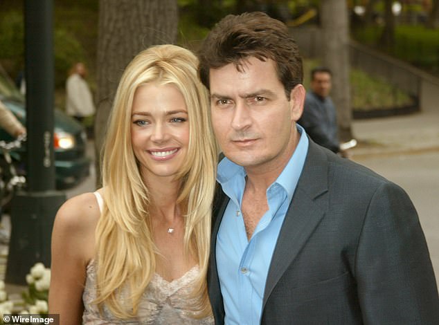 Richards and Sheen married in 2002 and divorced in 2006. They have two daughters together, Sam and Lola. Seen in 2003
