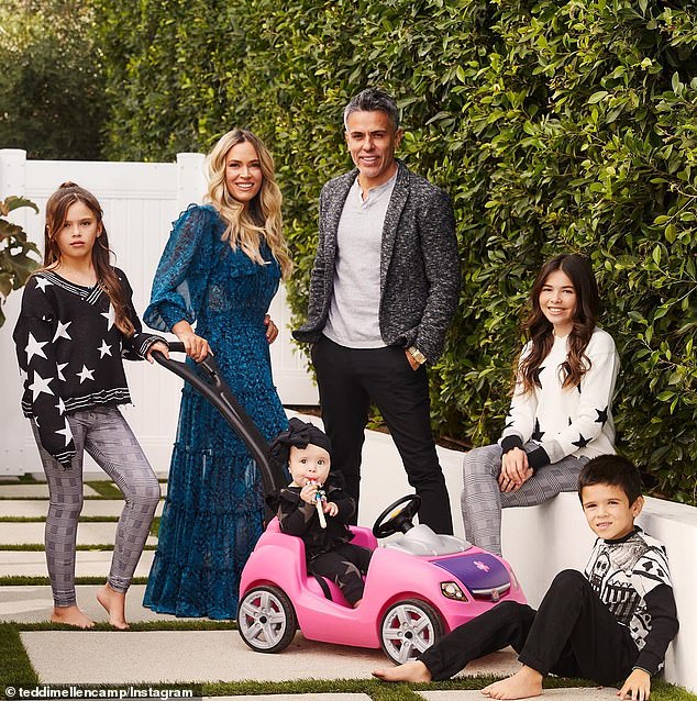 The RHOBH alum shares her three kids Slate, 12, Cruz, 10 and Dove, five, and stepdaughter Isabella, 14, with her estranged husband Edwin Arroyave, 48