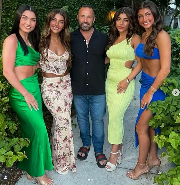 After the news broke about the couple's new legal problems, fans suspected that Teresa had 'learned nothing' from her previous marriage after she and Joe Giudice served time in prison (pictured with their four daughters Gabriella, Gia, Milania and Audriana)