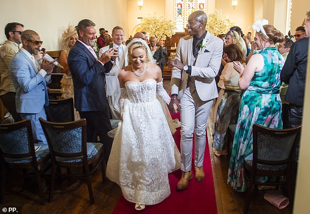 The couple's wedding took place at the breathtaking medieval Rose Castle near Carlisle
