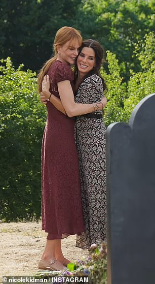 On Friday, Kidman took to Instagram to share a video of her and her onscreen sister together for their first day on set of the highly anticipated sequel