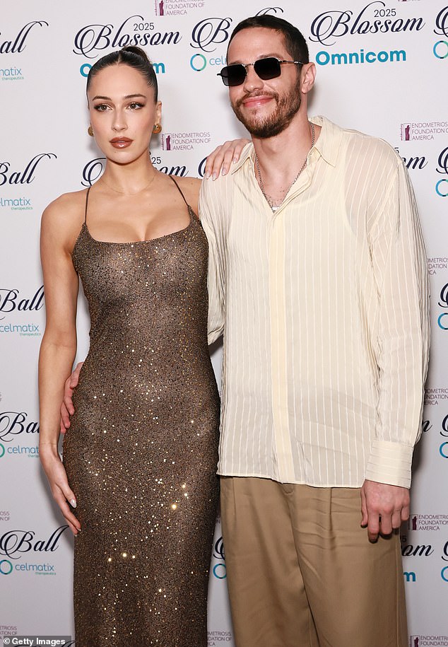 The couple made their red carpet debut as a couple at the 13th Annual Blossom Ball in May (seen above)