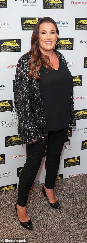 Former X Factor contestant Sam Bailey also turned up for the charity event and turned heads in a silver sparkly jacket which she paired with black leggings and pointed heel