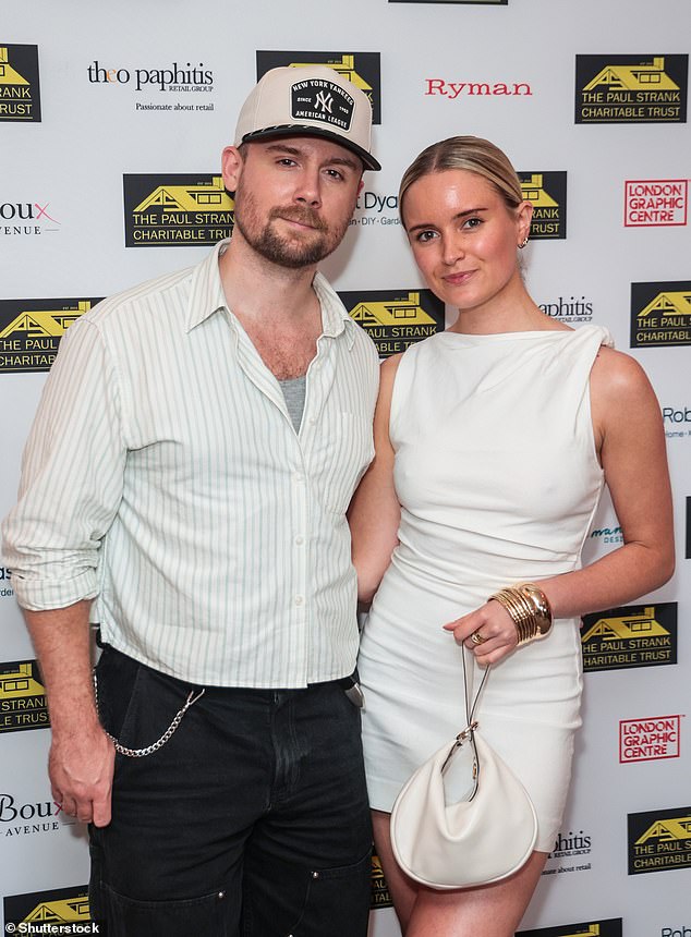 Former Eastenders star Danny-Boy Hatchard who is best known from playing Lee Carter in the BBC soap, looked suave in a striped shirt and jeans as he attended the annual charity event with Kerry Scouler