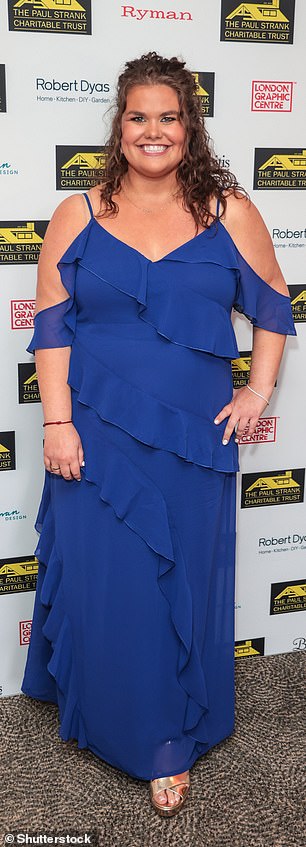 The annual event which raises money for under privileged children also saw Gogglebox star Amy Tapper in attendance as she smiled in a blue ruffle dress