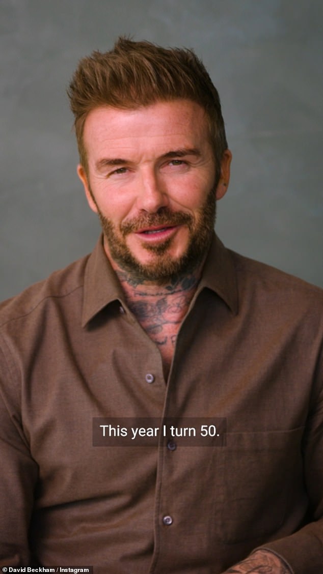 Ahead of his milestone 50th birthday in May, Beckham launched a new fundraising appeal for UNICEF's work to support vulnerable children