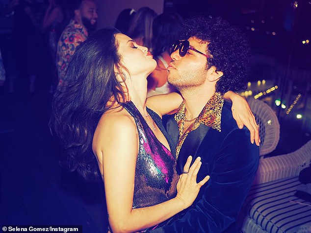 The Cruel Summer hit maker wasn't the only VIP in the room — Selena's fiancé, music producer Benny Blanco , was right by her side, too
