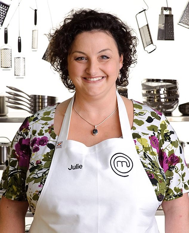 Julie first appeared on MasterChef Australia in 2009 (pictured)