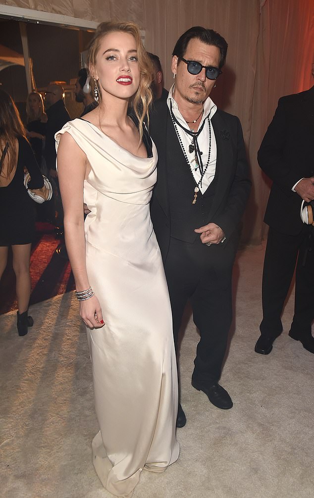 The following week, on June 7, 2016, TMZ published another shocking story – this time about Amber and the girlfriend she had been seeing when she first met Johnny, Tasya van Ree. Pictured: Amber and Johnny in 2015