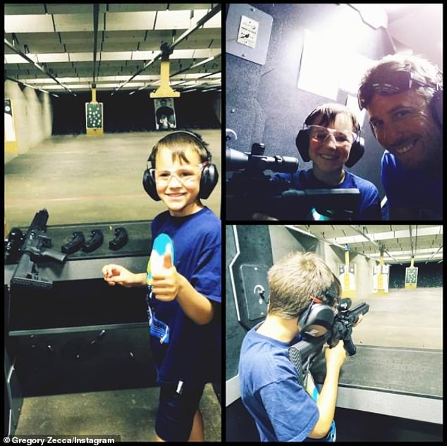 Little Anthony was only nine years old when the 38-year-old bounty hunter taught him how to use a rifle at Franktown Firearms Shooting Center in Franktown, CO back in 2021