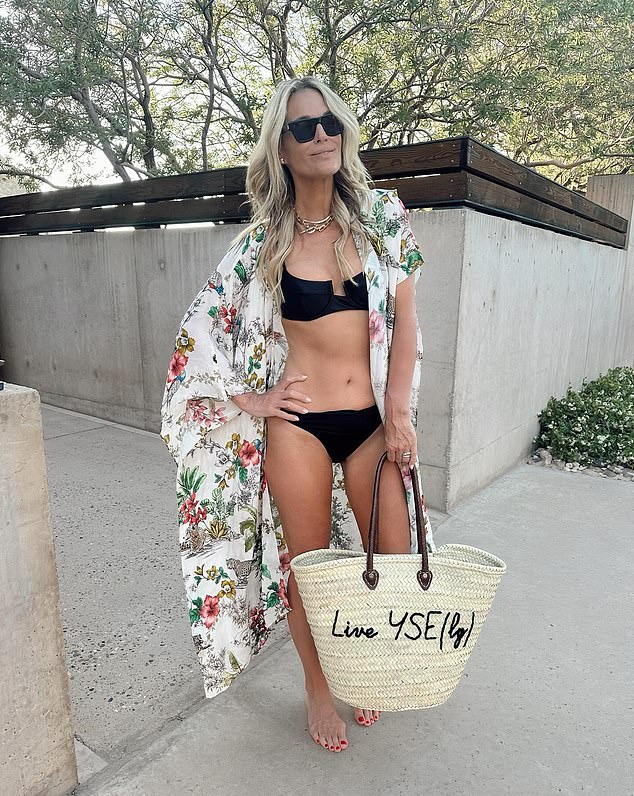 Molly has a habit of modeling bikinis for Instagram; here she is seen last year