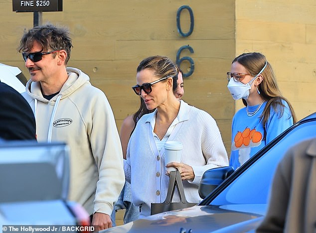 The evening appeared to be part of a daddy-daughter vacation as Cooper's girlfriend, Gigi Hadid, 30, was not part of the group