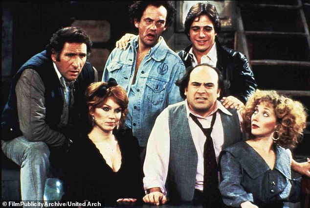 She starred alongside Judd Hirsch, Danny DeVito, Christopher Lloyd, Tony Danza and Carol Kane in the top rated comedy