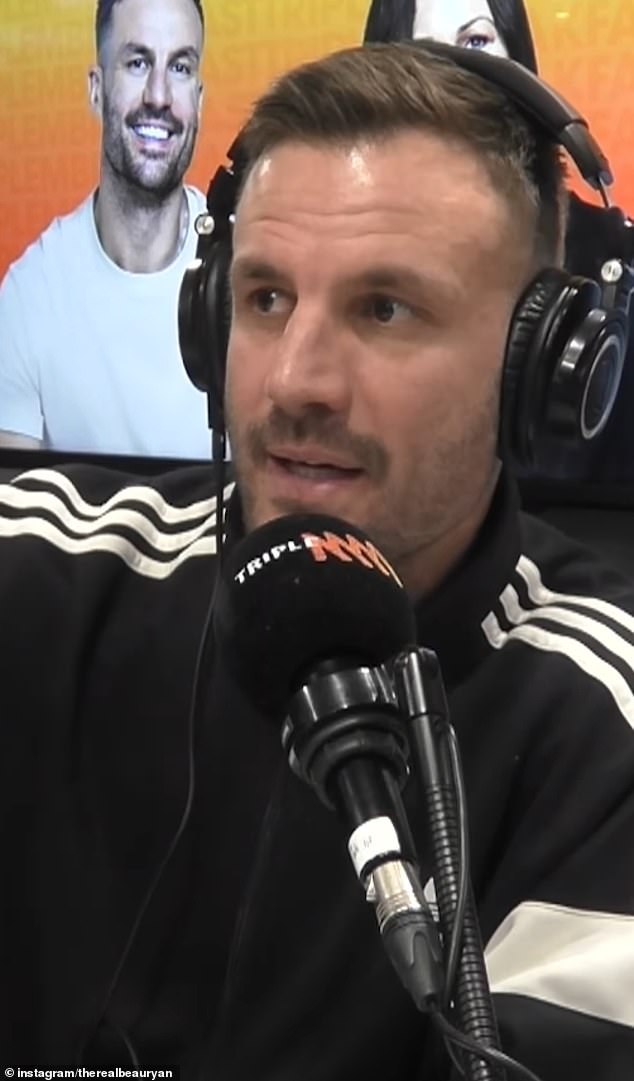 In June, Beau revealed to co-hosts Aaron Woods and Cat Lynch his ordeal began after receiving the unique gift at his recent 40th birthday bash as a joke