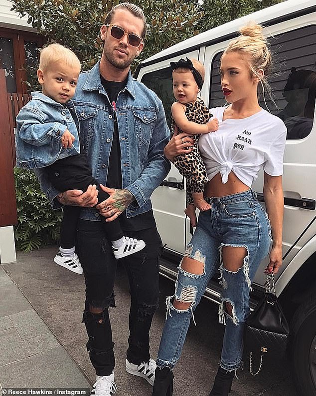Reece and Tammy, who share two children – Wolf, 8, and Saskia, 6 – ended their engagement in June 2018