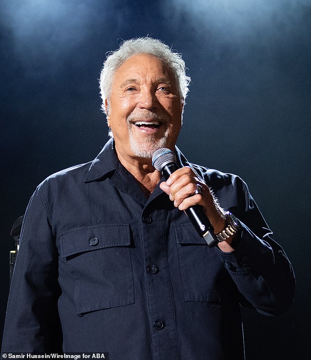 The iconic Welsh crooner took to Instagram with a statement and told fans that he'd contracted a contracted an upper respiratory infection (pictured 2021)