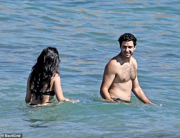 And they were also seen walking into the ocean