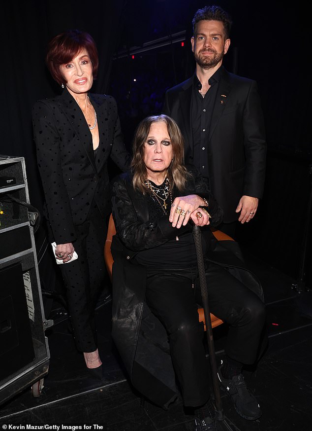 Sharon and Ozzy seen with son Jack in 2024 in Ohio