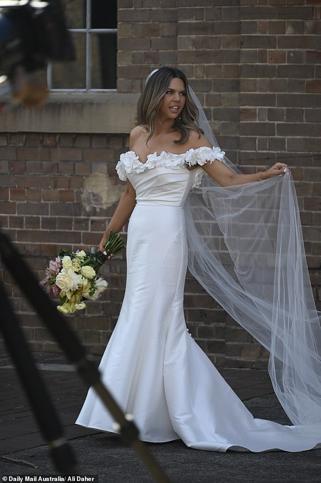 The sighting marks the beginning of wedding week for the new season – which, according to insiders, almost didn't make it to the altar
