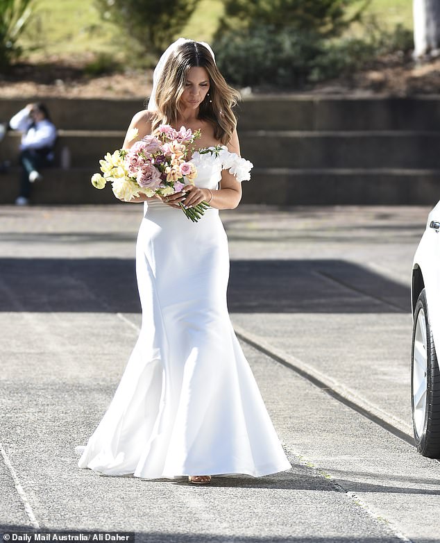 On Monday, a glamorous bride was spotted arriving to film her wedding at The Eveleigh