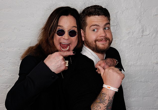 Father and son together in 2011. Jacks says that Ozzy made ‘really good chips from scratch’