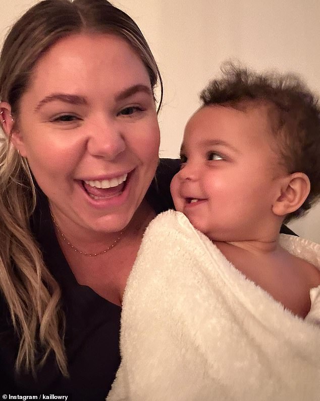 Lowry shares son Rio with fiance Elijah Scott