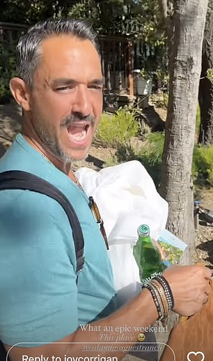 Corrigan said she and Kraines spent 'an epic weekend' at a Malibu, California resort