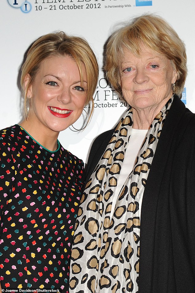 Sheridan, who portrayed Dr. Lucy Cogan in the film, revealed Dame Maggie 'spotted her nerves' on set and told her they need to 'stick together'; pictured 2012