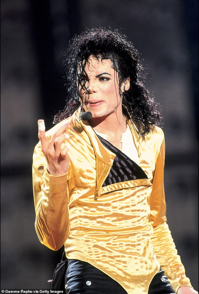 Jackson was pictured onstage in the Netherlands in 1992
