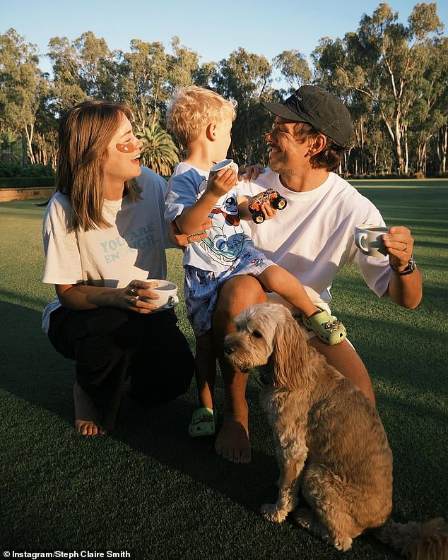 Steph and Josh share two children -  Harvey, four, and Billie, two months