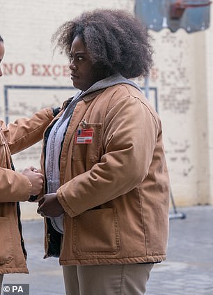Danielle pictured in Orange Is The New Black which aired on Netflix 2013 -2019