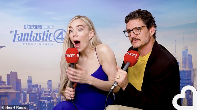 They too appeared strikingly affectionate towards each other during an interview with Heart this week