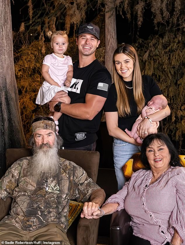 Sadie rose to fame on her family's reality show Duck Dynasty, which aired from 2012 to 2017
