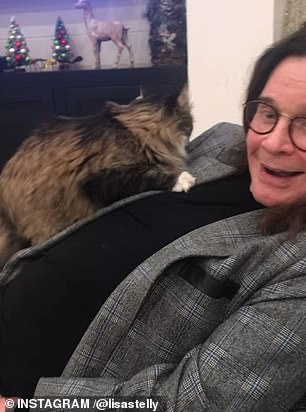 In addition to sharing Ozzy's adorable moments with his grandkids, Lisa highlighted his strong relationship with animals