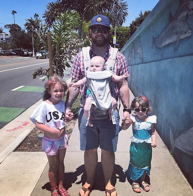 Lisa filed to divorce Jack in 2018, and it was finalized the following year. He went on to marry fashion designer Aree Gearhart in December 2021, and they welcomed their first child, daughter Maple, in July 2022; he's pictured with his first three daughters