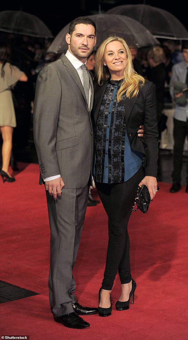 Tamzin shares her two children with her ex-husband Tom Ellis who she split from in 2014 (pictured together in 2012)