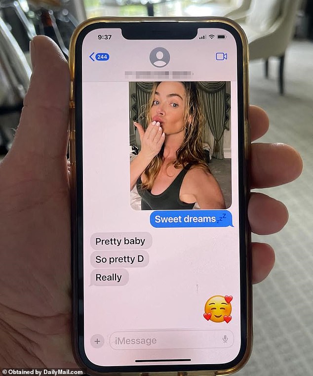In an exclusive interview with Daily Mail, Phypers claims he discovered 107 raunchy texts between Richards and her 53-year-old lover, Rudy Reyes on her phone back in April