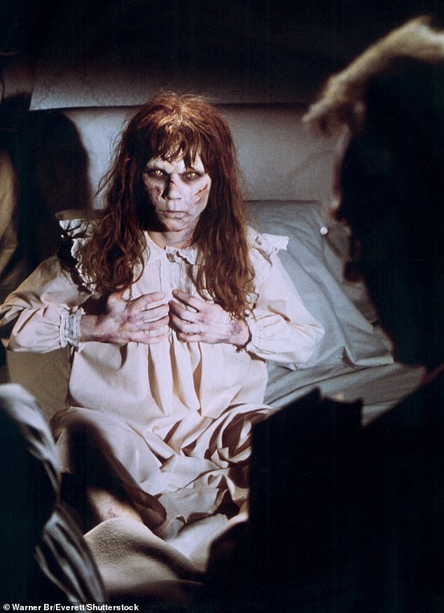 It's The Exorcist star Linda Blair! The actress, now 66, starred as possessed Regan MacNeil in the iconic 1973 film aged just 14
