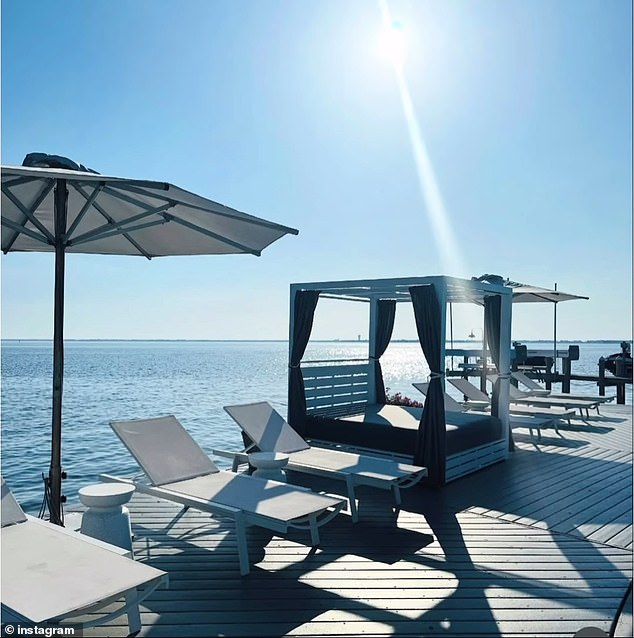 For comparison, Melissa included an image of the property on a sunny day
