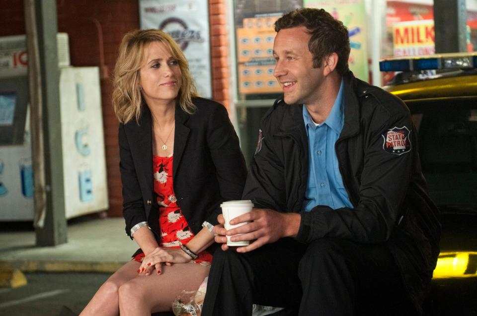 Kristen Wiig and Chris O'Dowd in Bridesmaids.